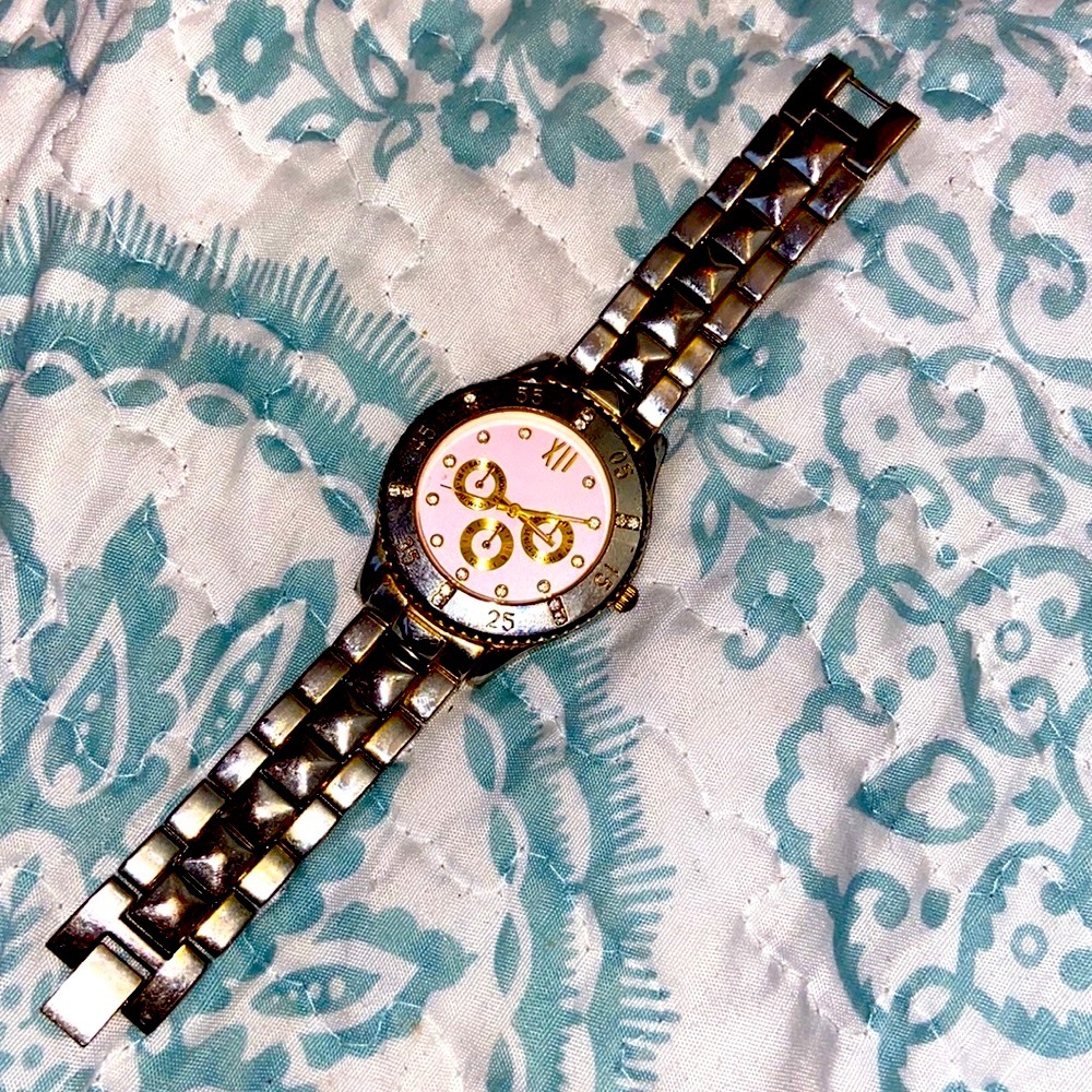 Pink and Gold Watch